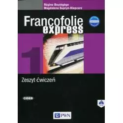 FRANCOFOLIE EXPRESS 1 ZESZYT ĆWICZEŃ Magdalena Supryn-Klepcarz - PWN