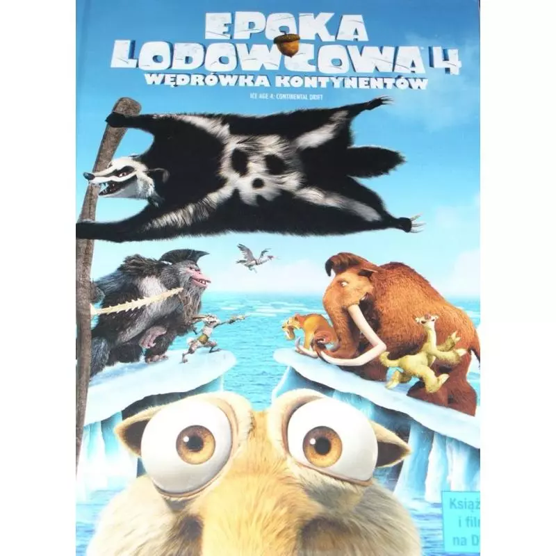 EPOKA LODOWCOWA 4. WĘDRÓWKA KONTYNENTÓW KSIĄŻKA + DVD PL - 20th Century Fox