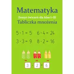 MATEMATYKA TABLICZKA MNOŻENIA ZESZYT ĆWICZEŃ DLA KLAS 1-3 Monika Ostrowska - SBM