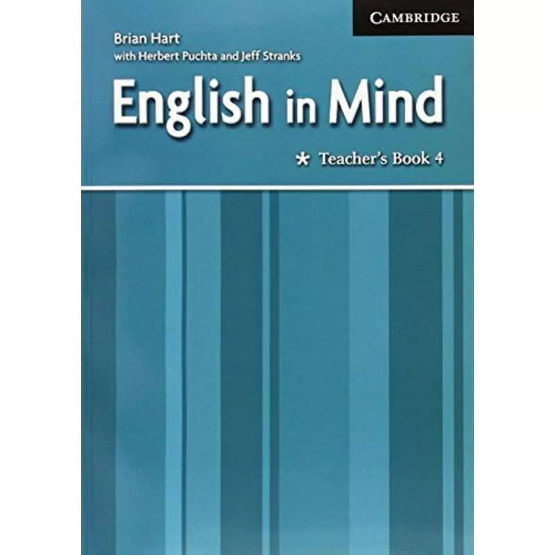 ENGLISH IN MIND 4 TEACHERS BOOK Brian Hart, Herbert Puchta, Jeff Stranks - Cambridge University Press