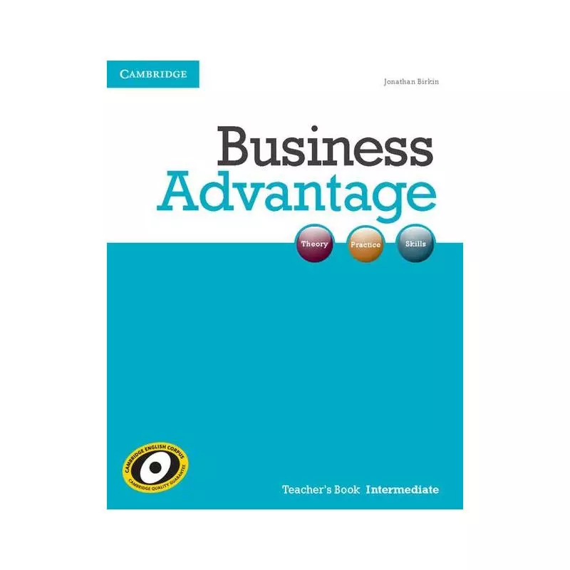 BUSINESS ADVANTAGE INTERMEDIATE TEACHERS BOOK Jonathan Birkin - Cambridge University Press