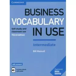 BUSINESS VOCABULARY IN USE INTERMEDIATE WITH ANSWERS + EBOOK WITH AUDIO - Cambridge University Press