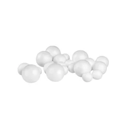 KULE STYROPIANOWE RÓŻNYCH ROZMIARÓW 36 ELEMENTÓW - Arpex