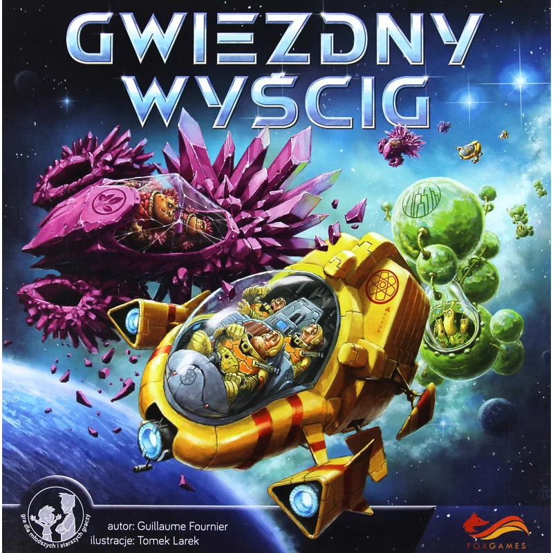 GWIEZDNY WYŚCIG GRA PLANSZOWA 8+ - Foksal