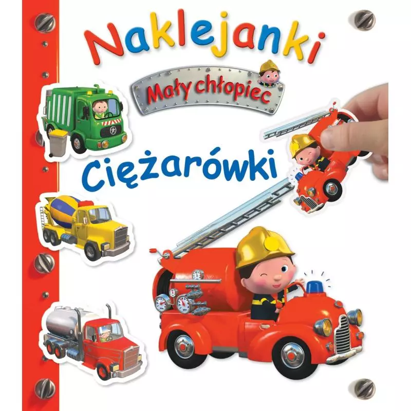 CIĘŻARÓWKI MAŁY CHŁOPIEC NAKLEJANKI Nathalie Belineau, Alexis Nesme - Olesiejuk