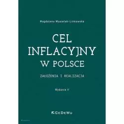 CEL INFLACYJNY W POLSCE ZAŁOŻENIA I REALIZACJA Magdalena Musielak-Linkowska - CEDEWU