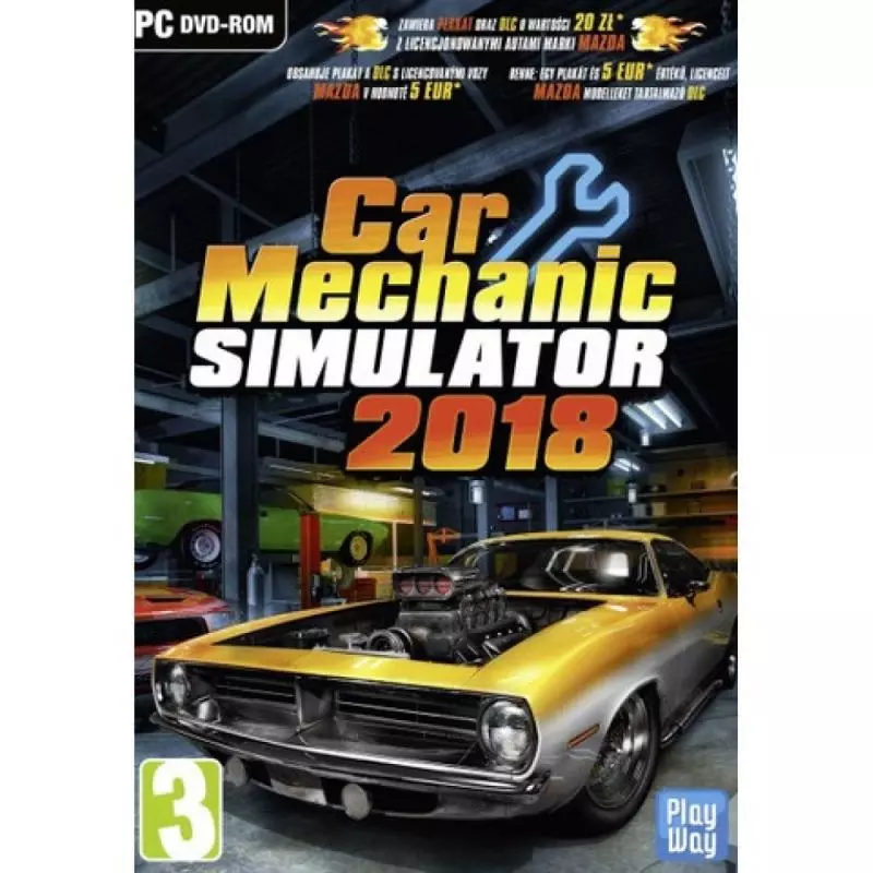CAR MECHANIC SIMULATOR 2018 PC DVD-ROM - Cenega