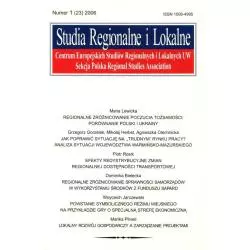 STUDIA REGIONALNE I LOKALNE 1 (23) 2006 - Scholar