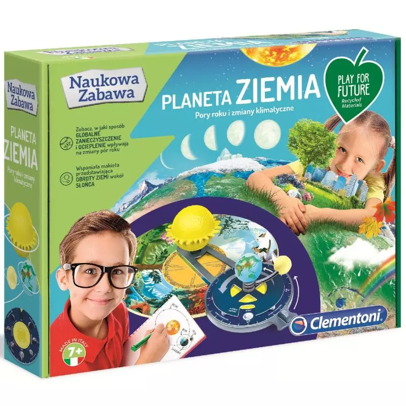 PLANETA ZIEMIA NAUKOWA ZABAWA 7+ - Clementoni