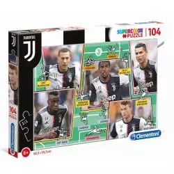 JUVENTUS PUZZLE SUPERCOLOR 104 ELEMENTY 6+ - Clementoni