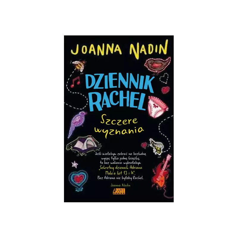 SZCZERE WYZNANIA DZIENNIK RACHEL Joanna Nadin - Akapit Press