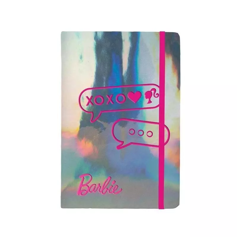 NOTES HOLOGRAFICZNY W LINIE 96 KARTEK BARBIE A5 - Paso