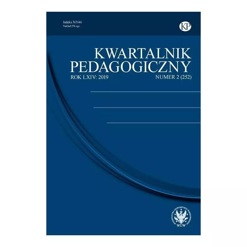 KWARTALNIK PEDAGOGICZNY 2019/2 (252) - Wydawnictwa Uniwersytetu Warszawskiego