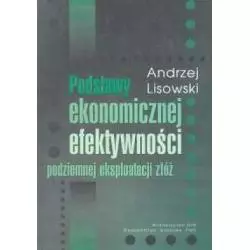 PODSTAWY EKONOMICZNEJ EFEKTYWNOŚCI PODZIEMNEJ EKSPLOATACJI ZŁÓŻ Andrzej Lisowski - PWN