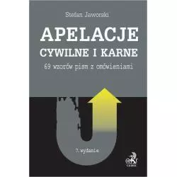 APLIKACJE CYWILNE I KARNE 69 WZORÓW Z OMÓWIENIEM Stefan Jaworski - C.H. Beck