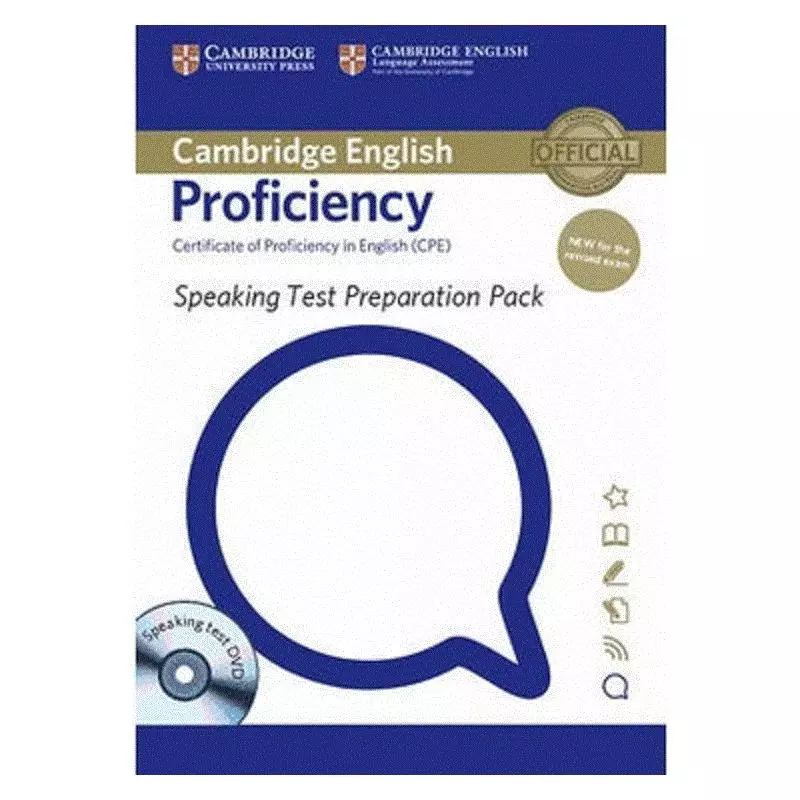 CAMBRIDGE ENGLISH PROFICIENCY SPEAKING TEST PREPARATION PACK - Cambridge University Press