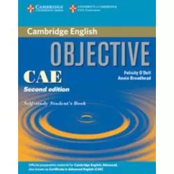 OBJECTIVE CAE Felicity ODell, Annie Broadhead - Cambridge University Press