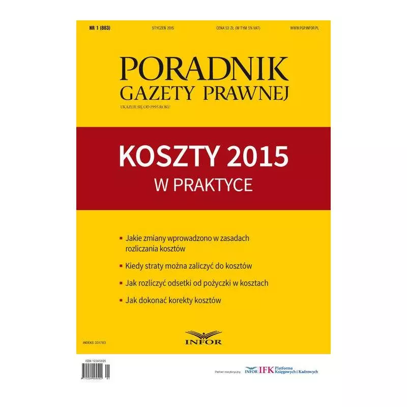 KOSZTY 2015 W PRAKTYCE - Infor