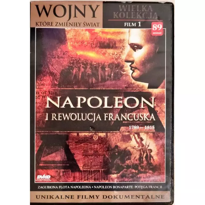 WOJNY KTÓRE ZMIENIŁY ŚWIAT CZĘŚĆ 1 NAPOLEON I REWOLUCJA FRANCUSKA DVD PL - Imperial CinePix