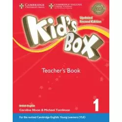 KIDS BOX 1 TEACHERS BOOK Caroline Nixon, Michael Tomlinson, Lucy Frino, Melanie Williams - Cambridge University Press