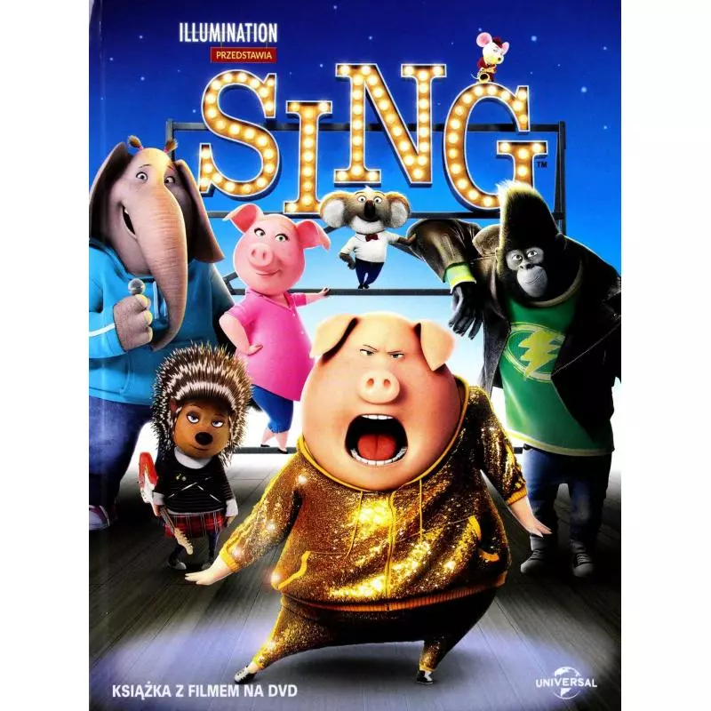 SING KSIĄŻKA + FILM DVD PL - Filmostrada