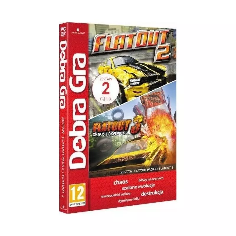 FLATOUT 2 + FLATOUT 3 PC DVDROM PL - Techland