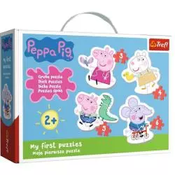 UROCZA ŚWINKA PEPPA MOJE PIERWSZE PUZZLE 3+4+5+6 ELEMENTÓW 2+ - 