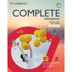 COMPLETE PRELIMINARY B1 STUDENTS BOOK WITH ANSWERS - Cambridge University Press