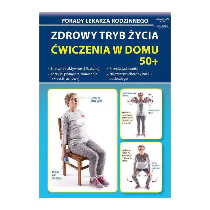 ZDROWY TRYB ŻYCIA ĆWICZENIA W DOMU 50+ Emilia Chojnowska-Depczyńska - Literat