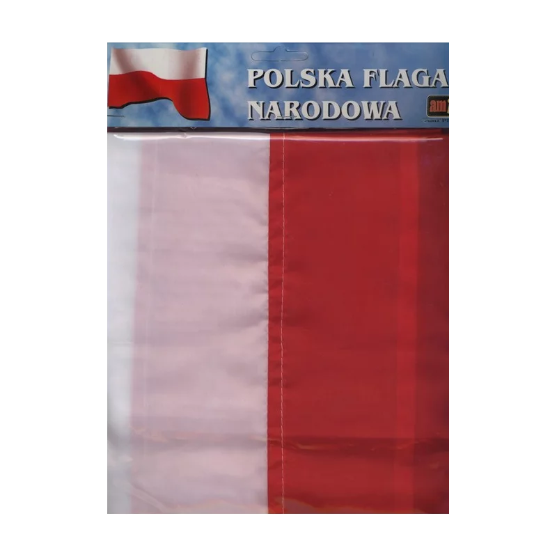 POLSKA FLAGA NARODOWA 70 X 112CM - Amiplay