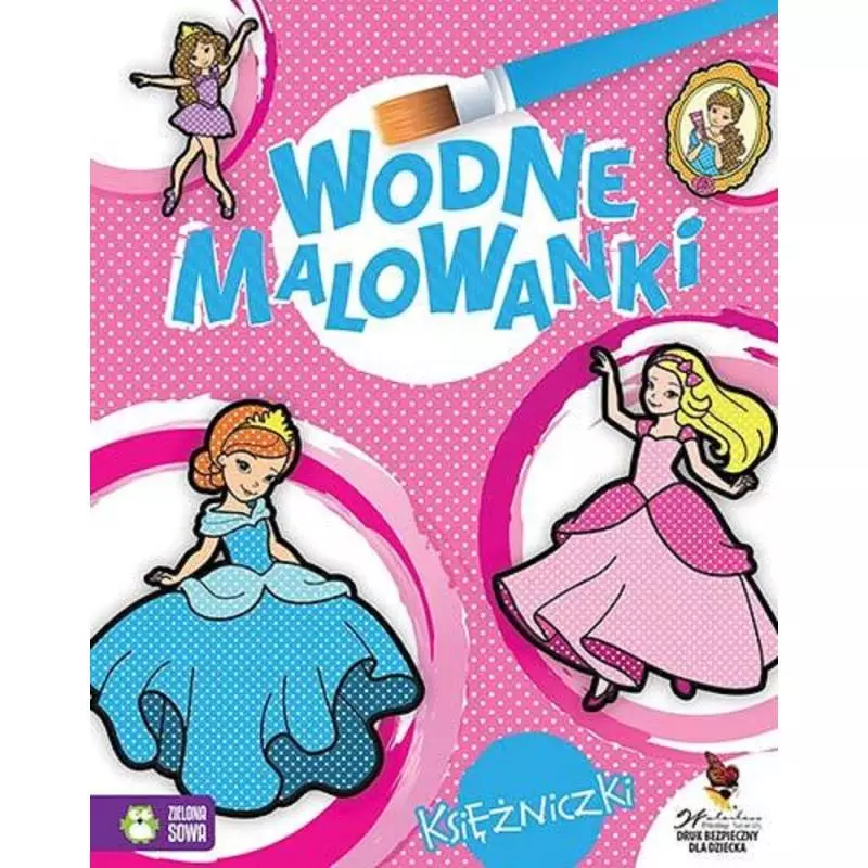 KSIĘŻNICZKI WODNE MALOWANKI - Zielona Sowa