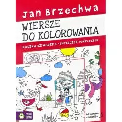 WIERSZE DO KOLOROWANIA JAN BRZECHWA - Zielona Sowa