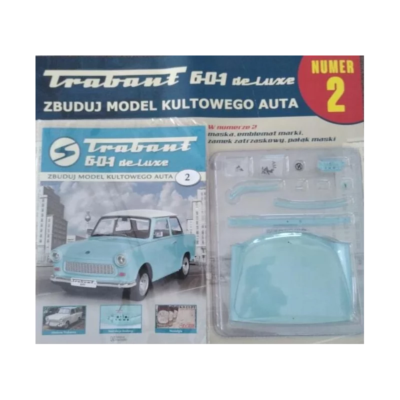 TRABANT 601 DE LUXE ZBUDUJ MODEL KULTOWEGO AUTA NR 2 - De Agostini