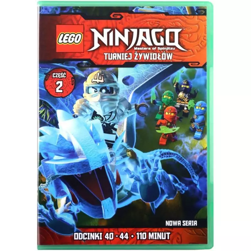 LEGO NINJAGO TURNIEJ ŻYWIOŁÓW ODCINKI 40-44 DVD PL - Galapagos