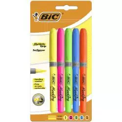 ZAKREŚLACZ BIC HIGHLIGHTER GRIP 5 SZT - BiC