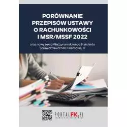 PORÓWNANIE PRZEPISÓW USTAW O RACHUNKOWOŚCI I MSR/MSSF 2021/2022 - Wiedza i Praktyka