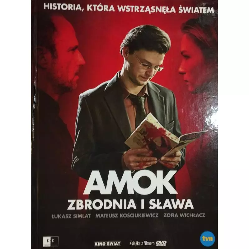 AMOK ZBRODNIA I SŁAWA KSIĄŻKA + DVD PL - Kino Świat