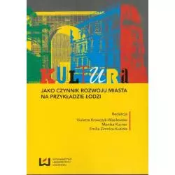 KULTURA JAKO CZYNNIK ROZWOJU MIASTA NA PRZYKŁADZIE ŁODZI - Wydawnictwo Uniwersytetu Łódzkiego