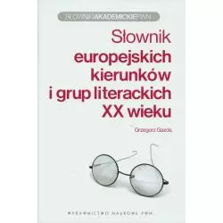 SŁOWNIK EUROPEJSKICH KIERUNKÓW I GRUP LITERACKICH XX WIEKU Grzegorz Gazda - PWN