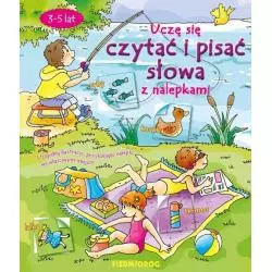 UCZĘ SIĘ CZYTAĆ I PISAĆ SŁOWA Z NALEPKAMI 3-5 LAT - Siedmioróg