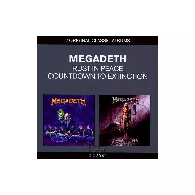 MEGADETH RUST IN PEACE/COUNTDOWN TO EXTINCTION CD - Select Music