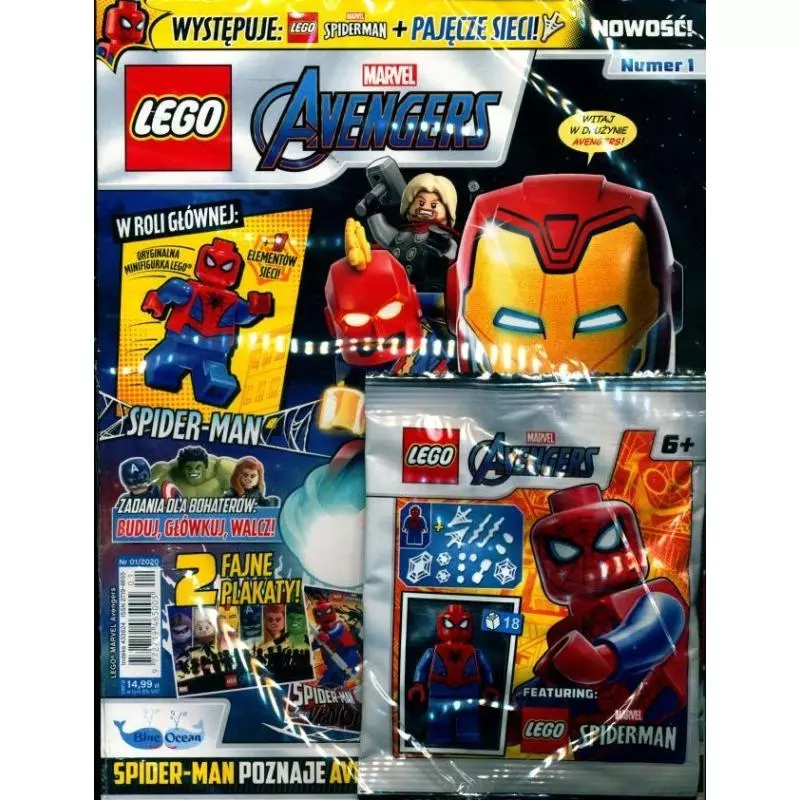 LEGO MARVEL AVENGERS 1/2020 + FIGURKA SPIDER-MAN 6+ - Blue Ocean