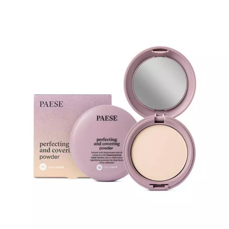 PAESE NANOREVIT PUDER UPIĘKSZAJĄCO KRYJĄCY 02 PORCELAIN 9G - Paese