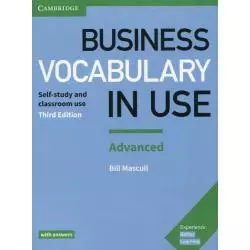 BUSINESS VOCABULARY IN USE ADVANCED WITH ANSWERS Bill Mascull - Cambridge University Press