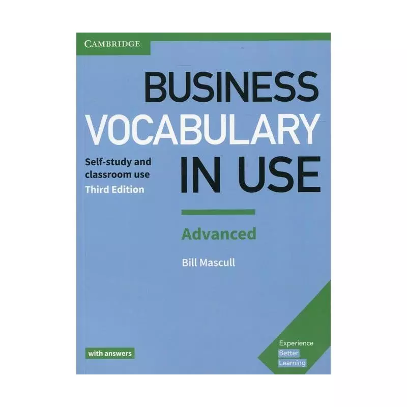 BUSINESS VOCABULARY IN USE ADVANCED WITH ANSWERS Bill Mascull - Cambridge University Press