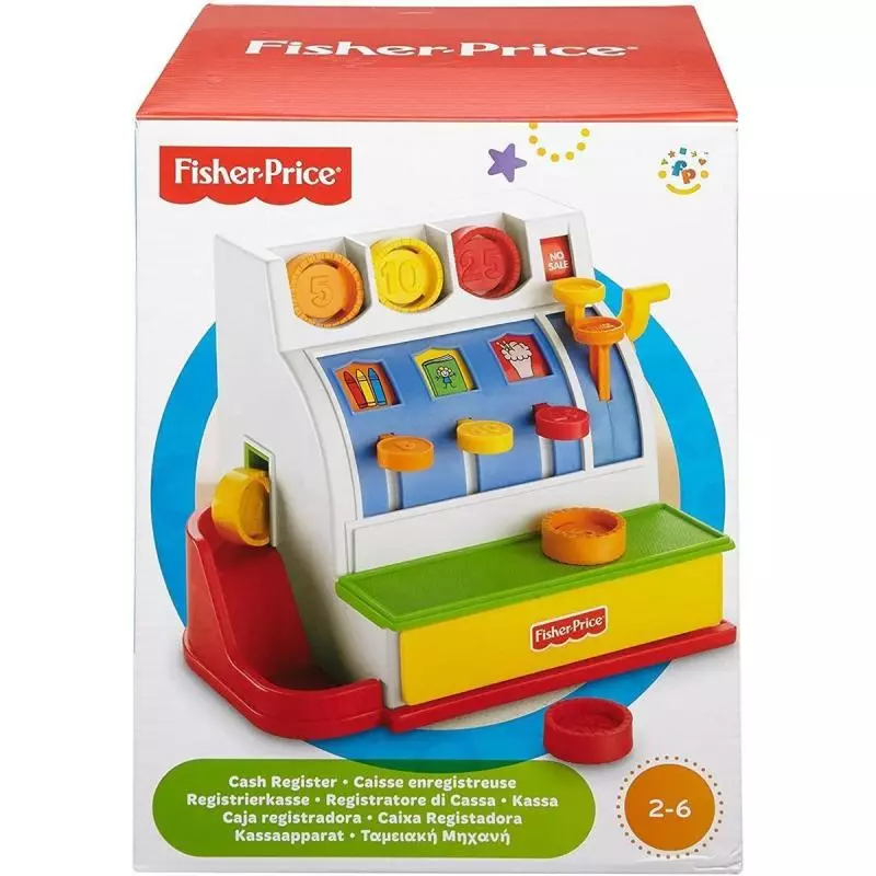 WESOŁA KASA SKLEPOWA FISHER-PRICE 2-6 LAT - Mattel