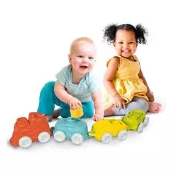 POCIĄG KLOCKI SENSORYCZNE CLEMMY 6-36M - Clementoni