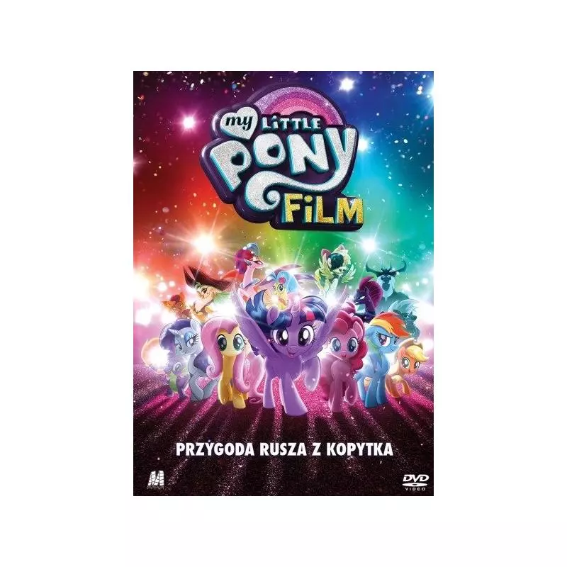 MY LITTLE PONY PRZYGODA RUSZA Z KOPYTA KSIĄŻKA + DVD PL - Monolith