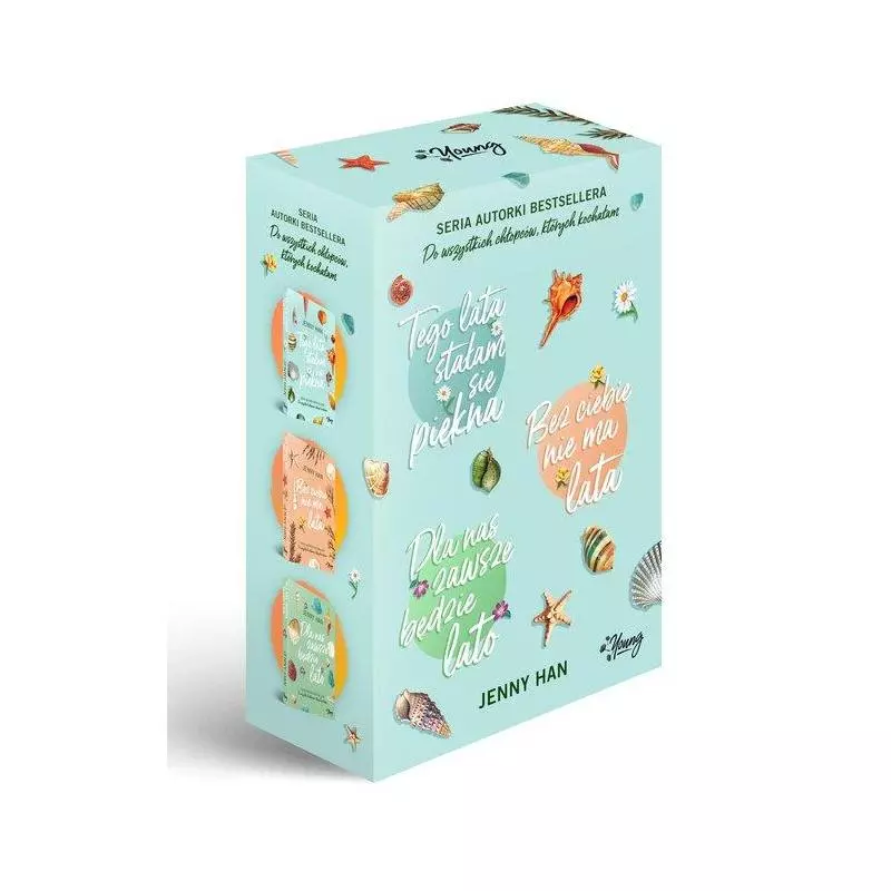 TEGO LATA STAŁAM SIĘ PIĘKNA. BEZ CIEBIE NIE MA LATA. DLA NAS ZAWSZE BĘDZIE LATO. PAKIET Jenny Han - Kobiece TEGO LATA STAŁAM SIĘ PIĘKNA. BEZ CIEBIE NIE MA LATA. DLA NAS ZAWSZE BĘDZIE LATO. PAKIET Jenny Han - Kobiece