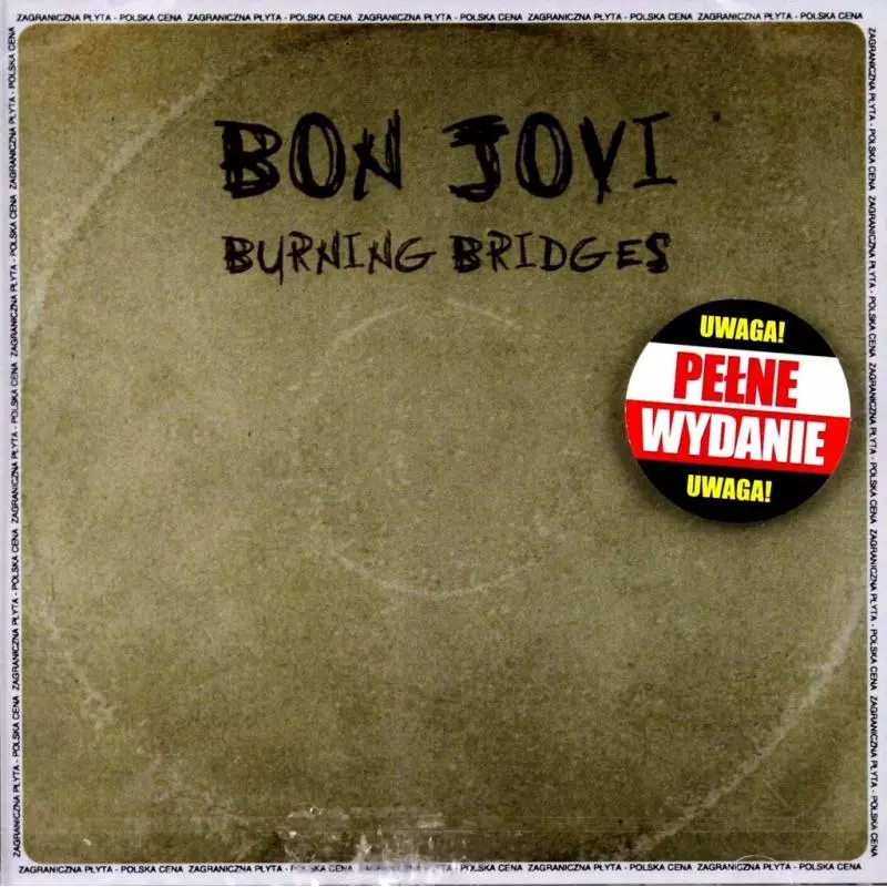 BON JOVI BURNING BRIDGES CD - Universal Music Polska